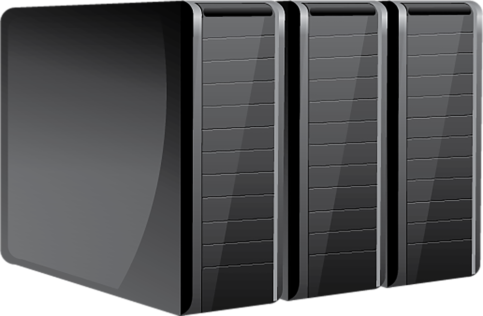 Database Black Server Icon clipart preview