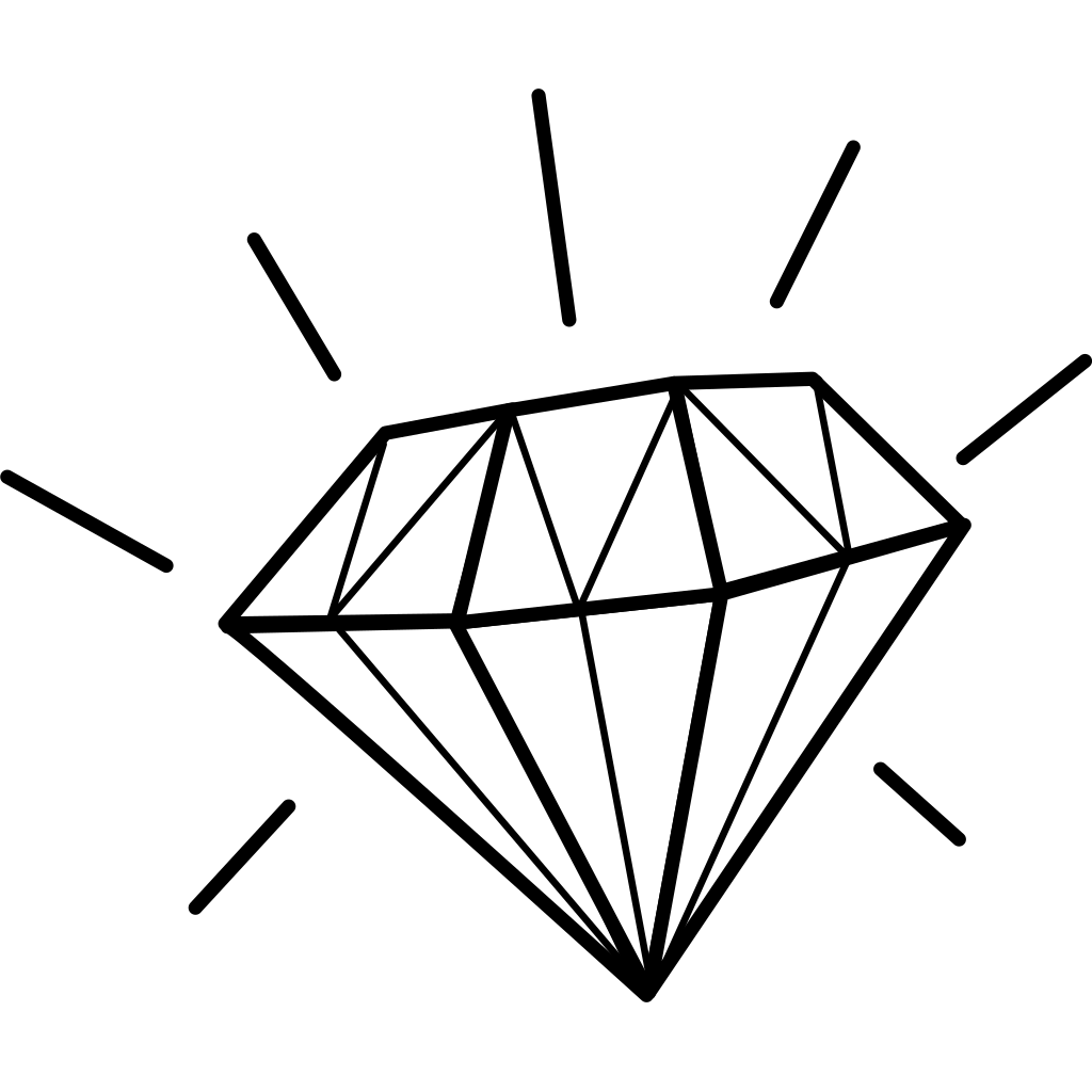 Diamond Crystal Icon clipart preview