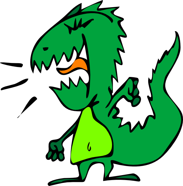 Dinosaur Animal Green Cartoon clipart preview