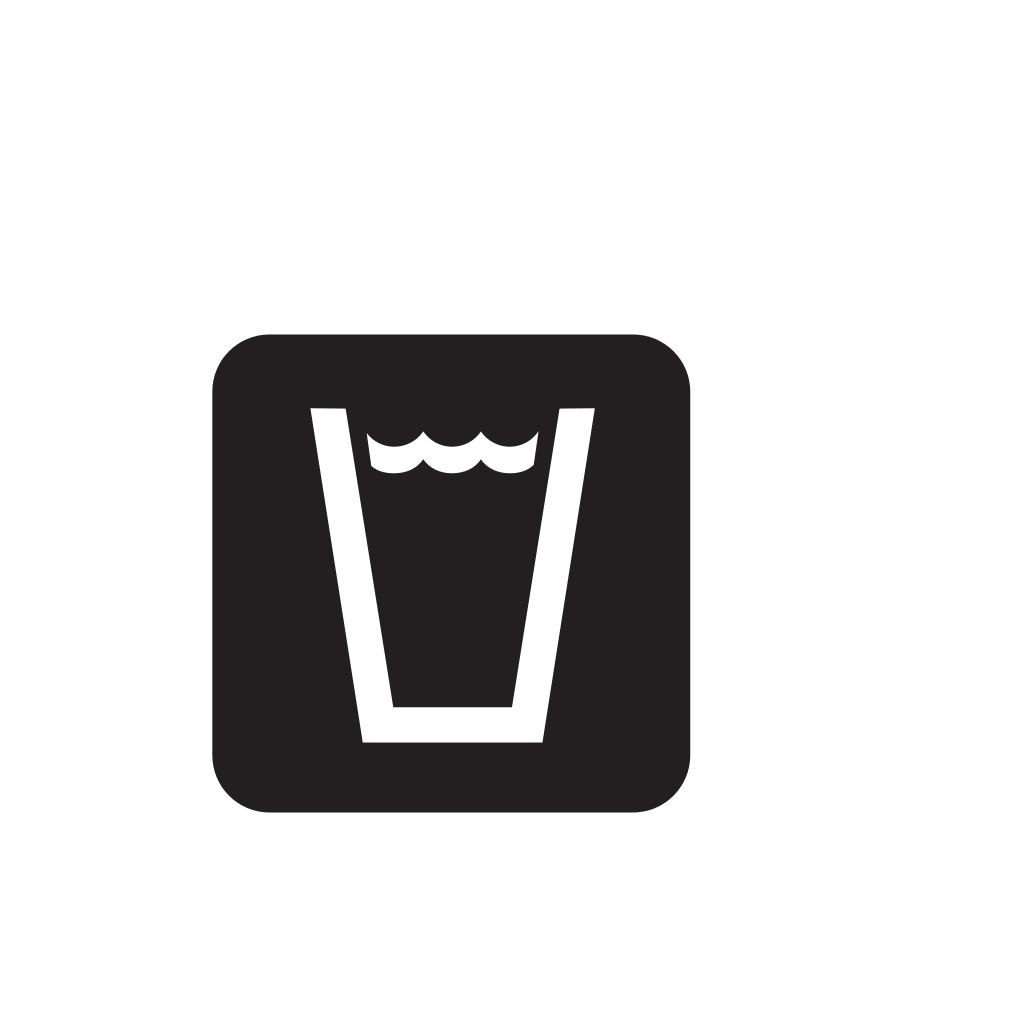 Drinking Water Black Icon clipart preview