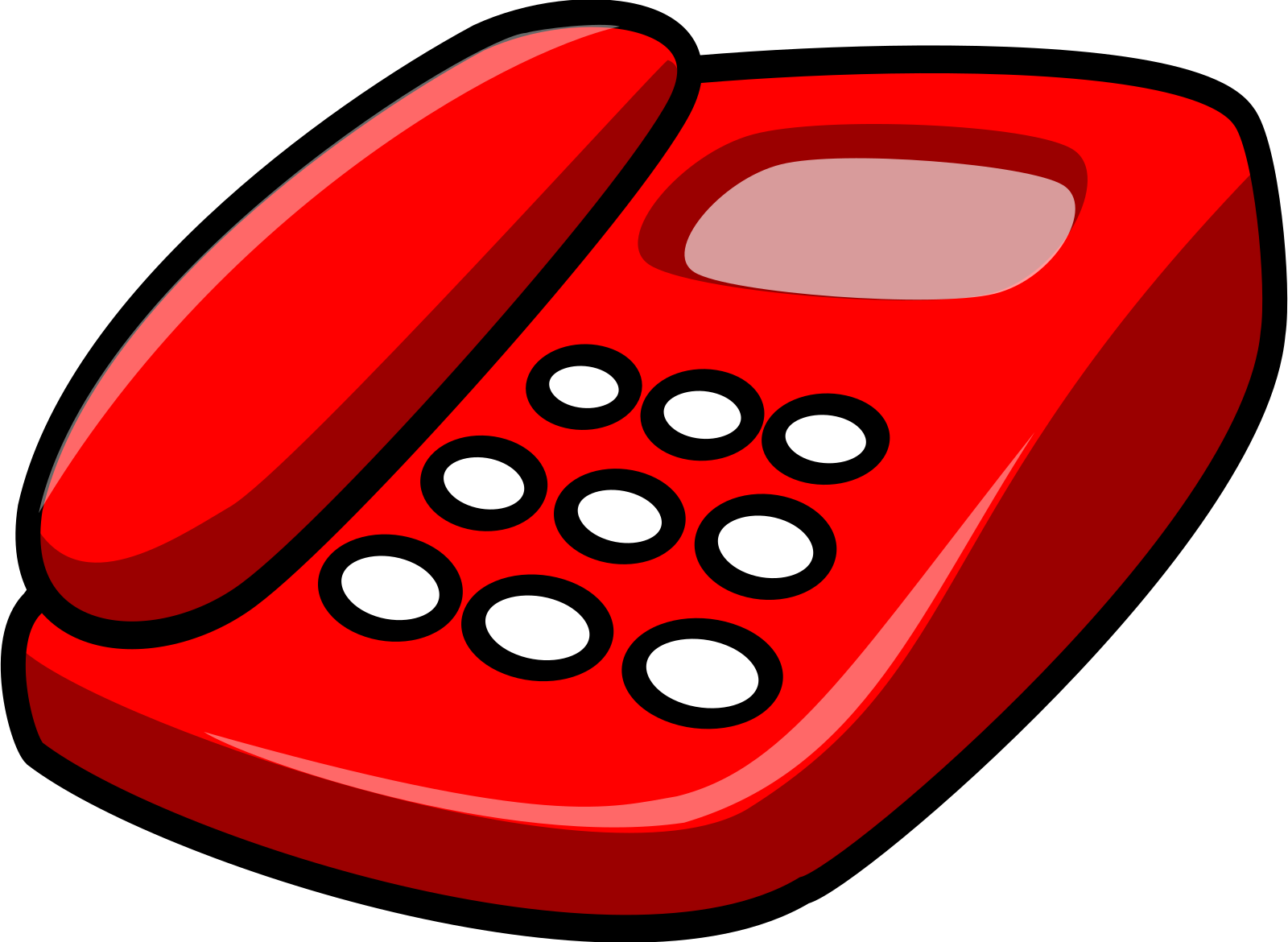 Emergency Telephone Red clipart free download