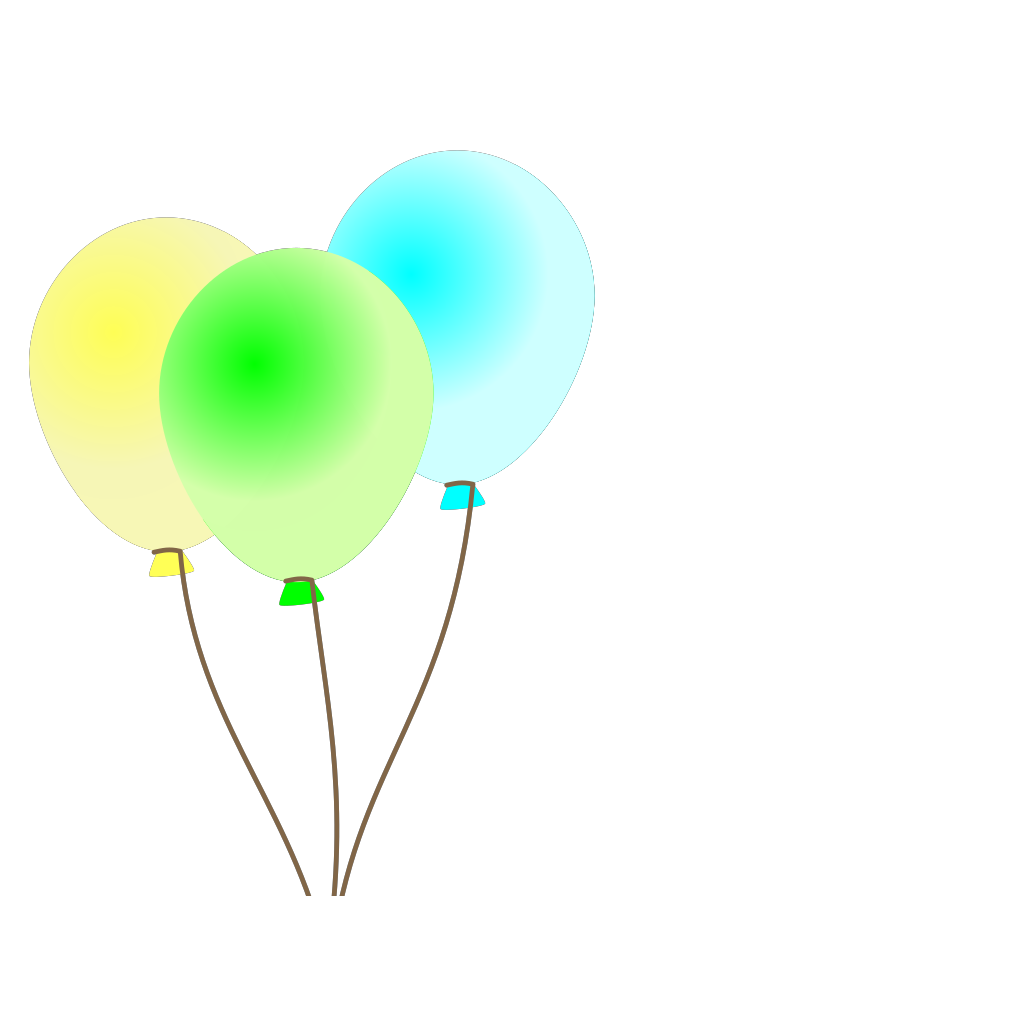 Emmas Colored Balloons clipart preview