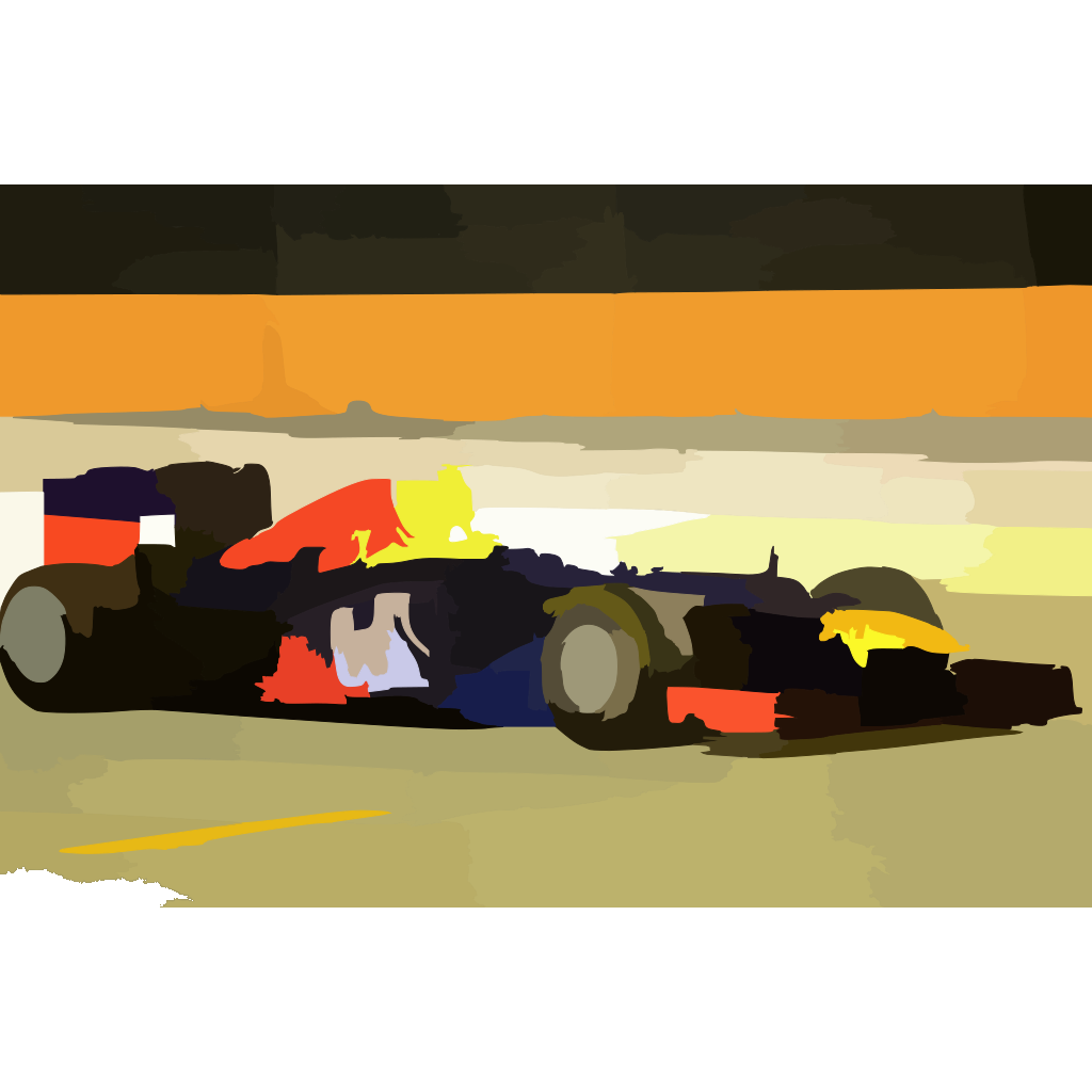 F1 Race Car Drawing clipart free download