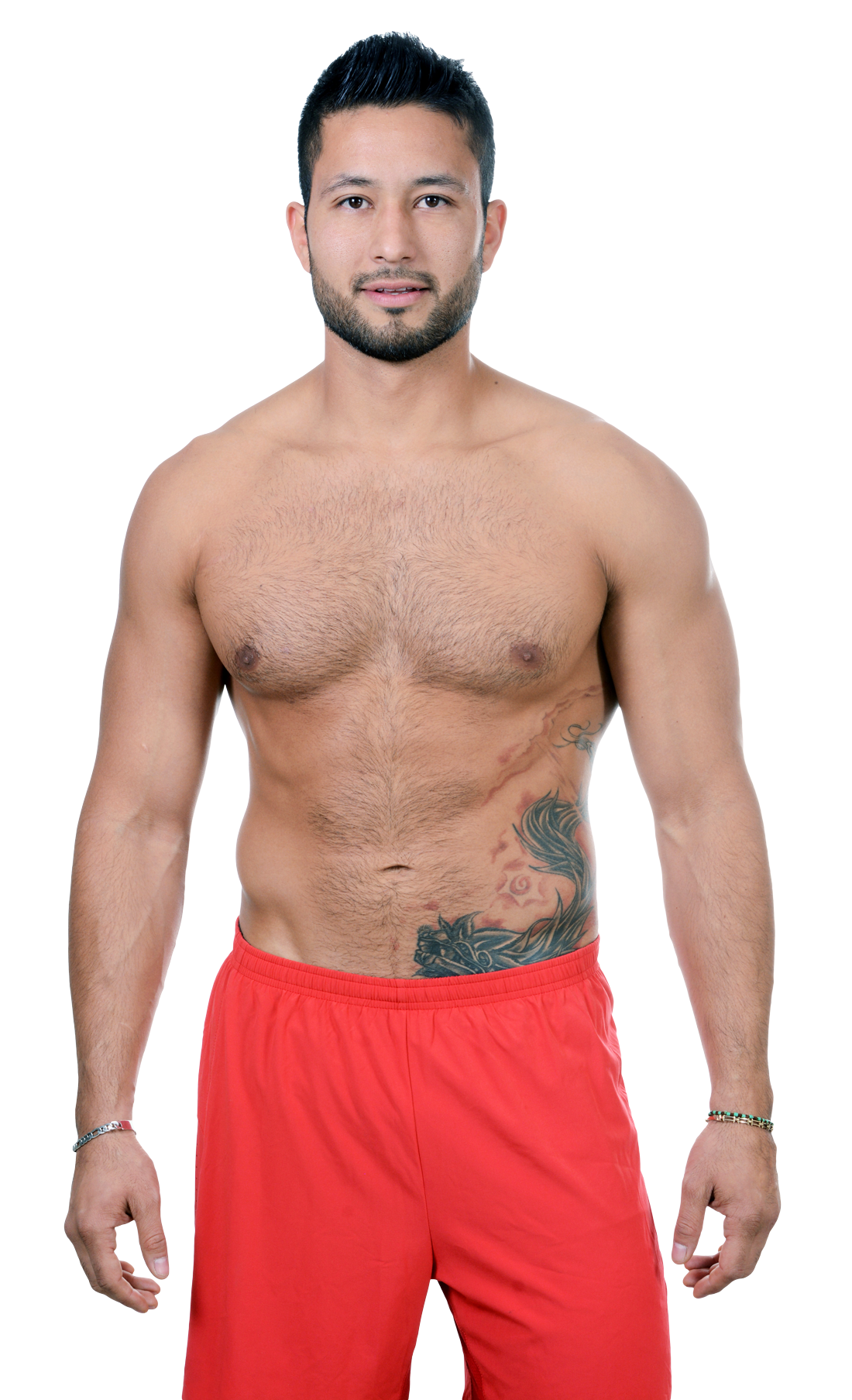 Fitness Red Swimsuit Boy PNG clipart preview