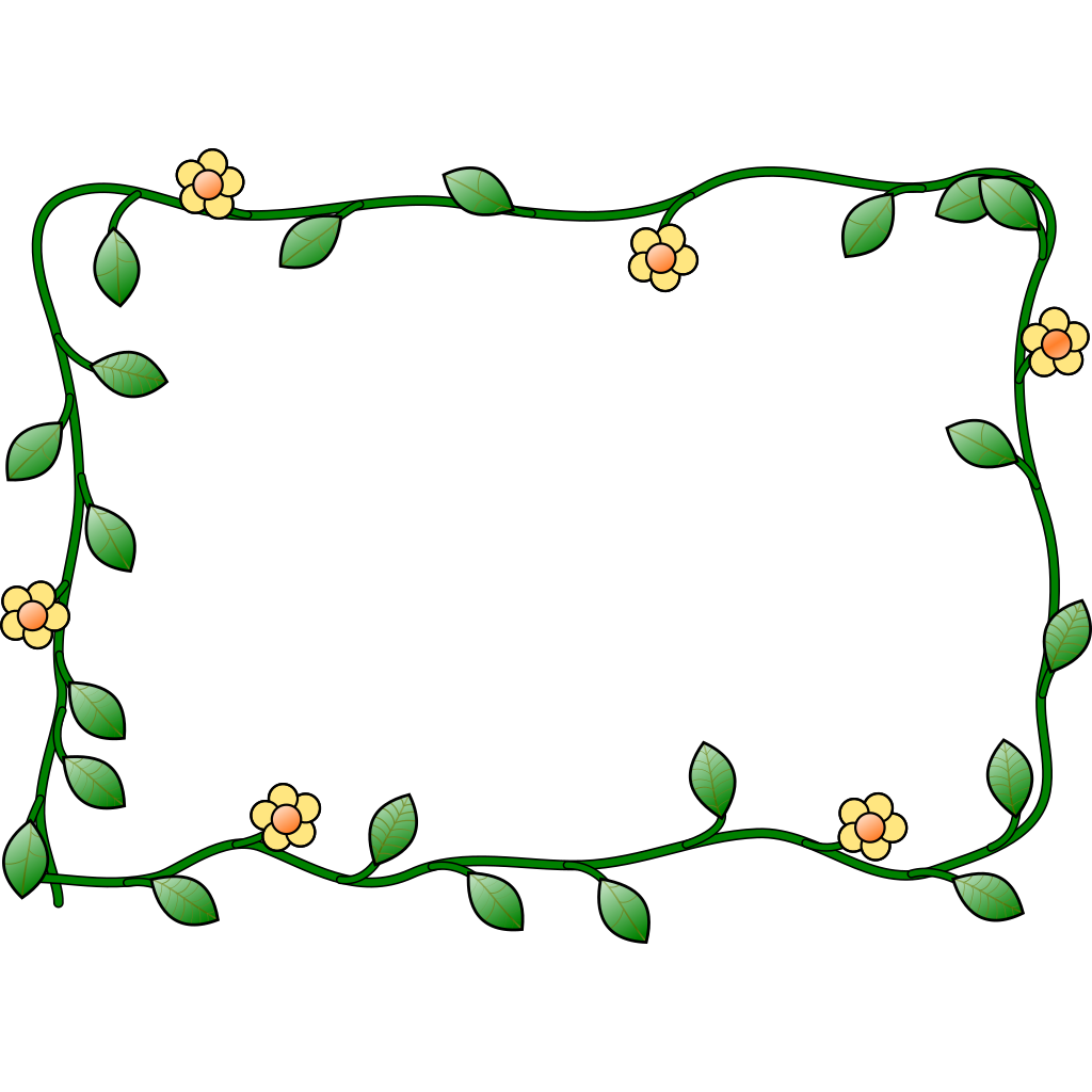 Flower Frame clipart free download