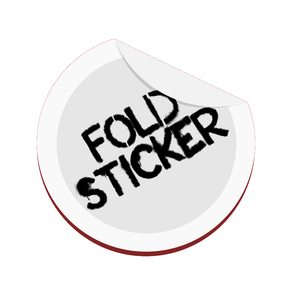 Fold Sticker Icon clipart preview