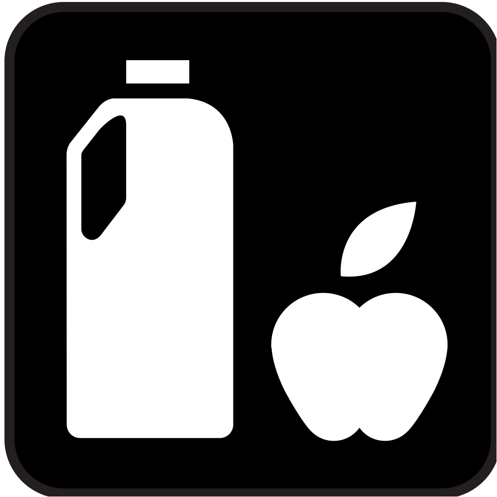 Food And Drinks Black Background Icon clipart preview