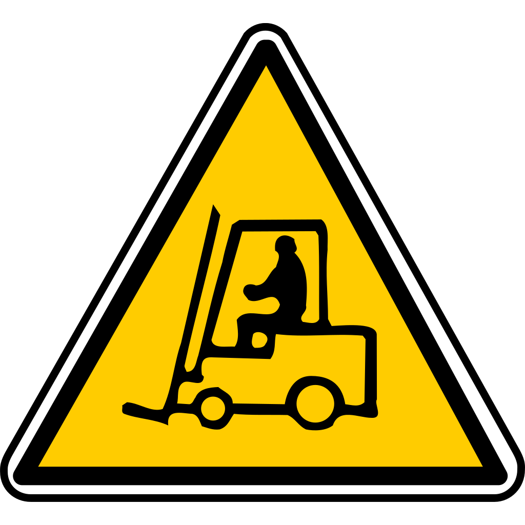 Forklift Operator Sign  clipart preview