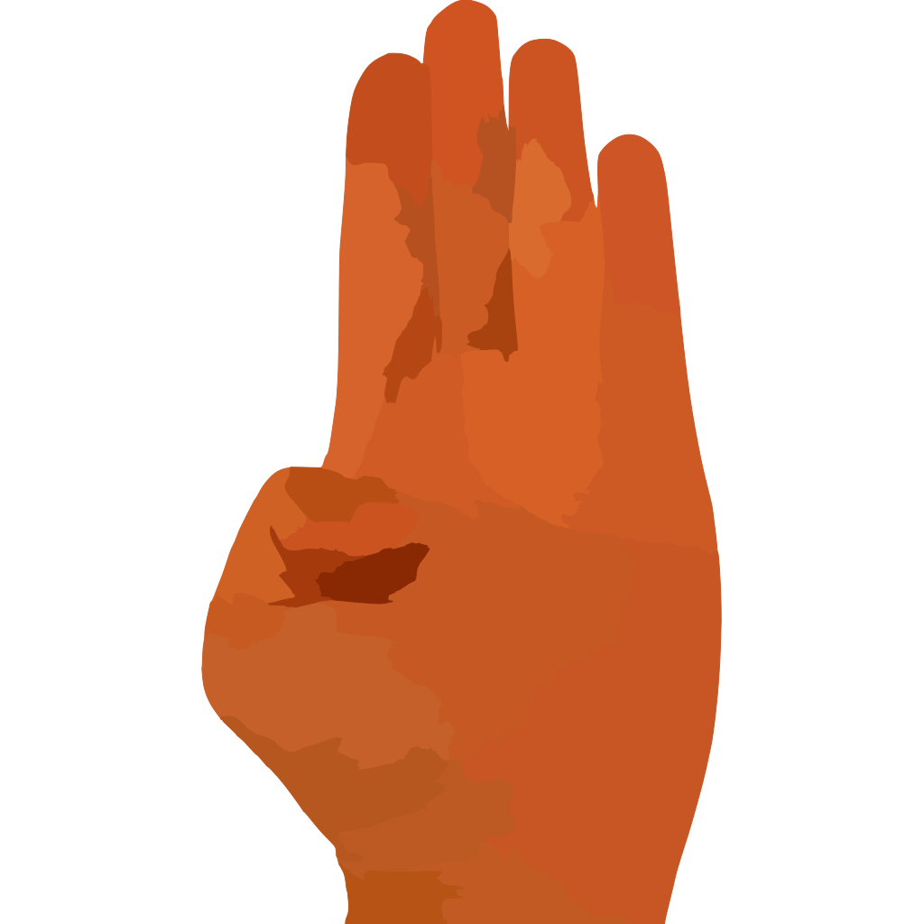 Four Fingers Icon clipart preview