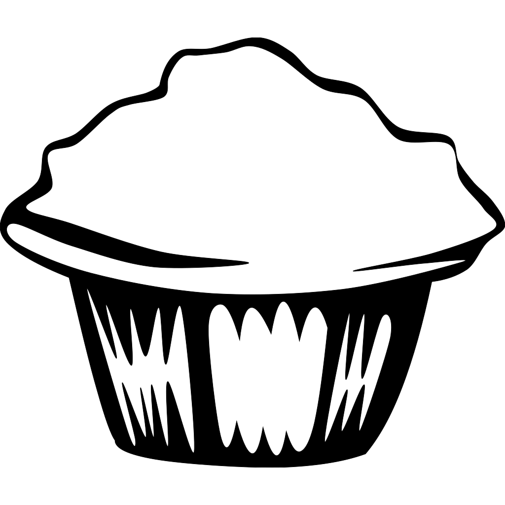 Generic Muffin Silhouette clipart preview