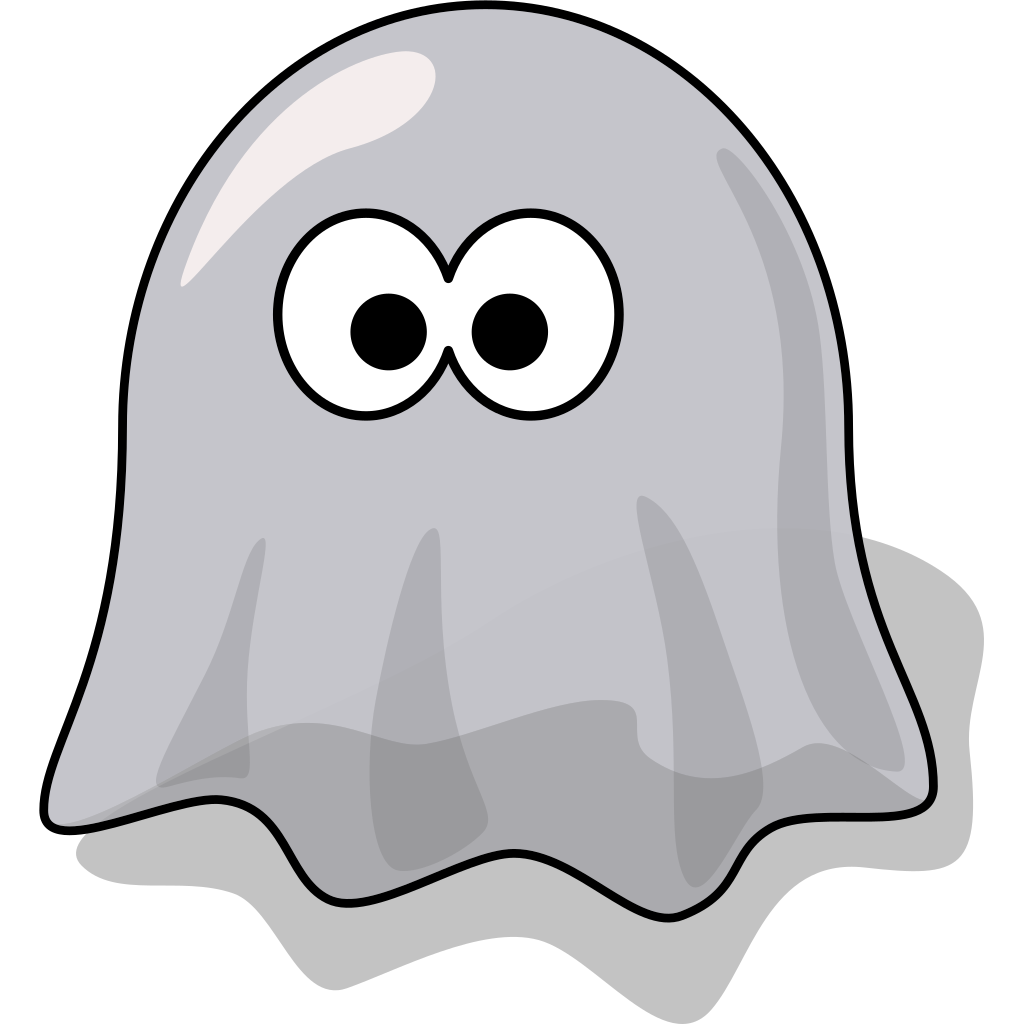 Ghost Under Hood Halloween clipart preview