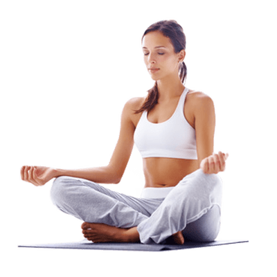 Girl Meditation PNG Image clipart preview