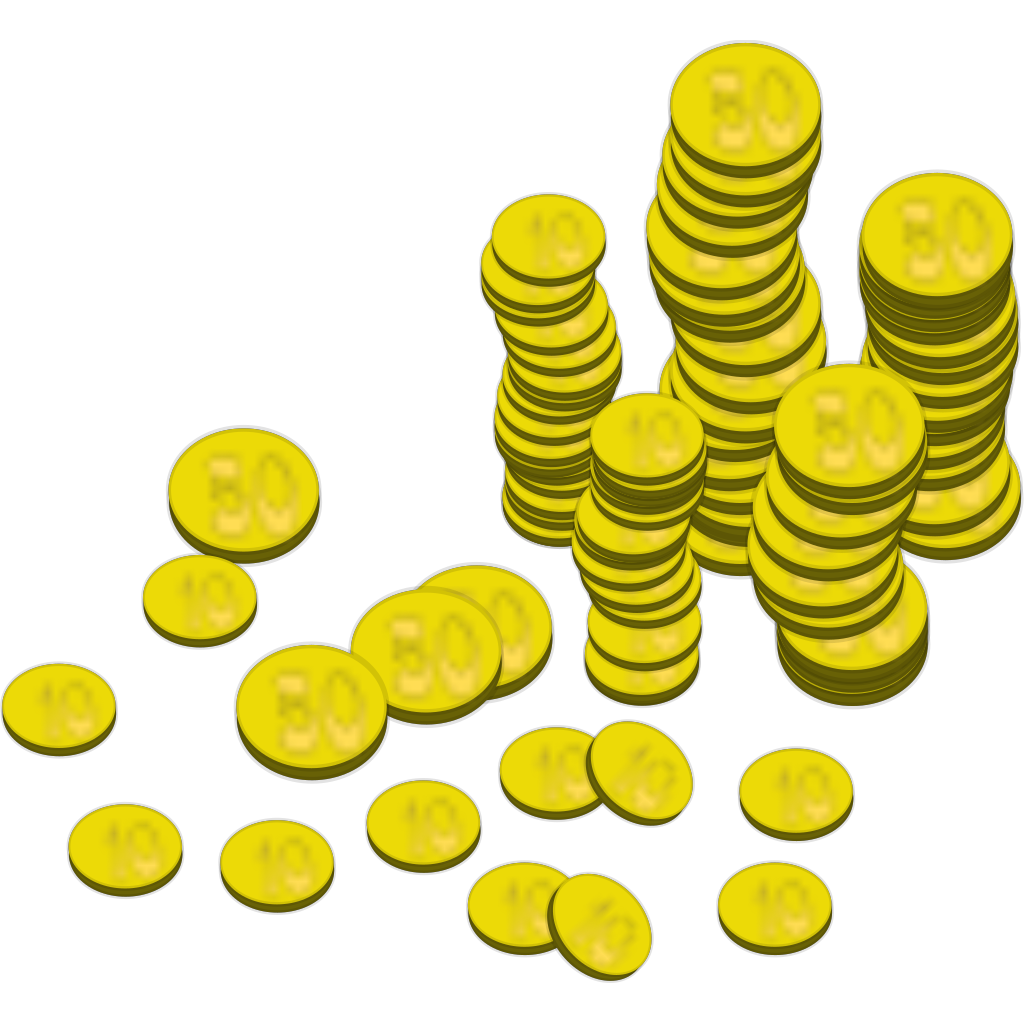 Gold Coins Money Transparent Clipart clipart preview