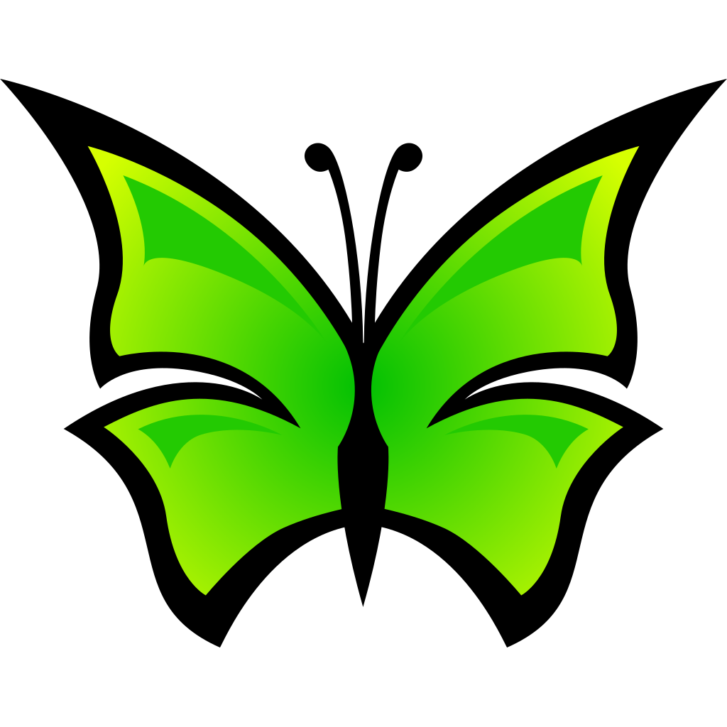 Green Butterfly Wings clipart preview