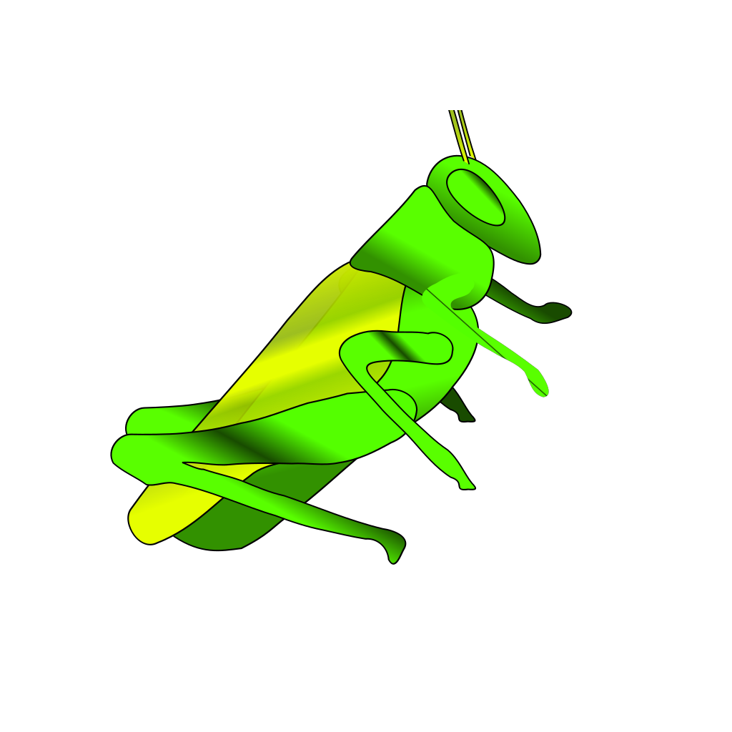 Green Cricket Animal clipart preview