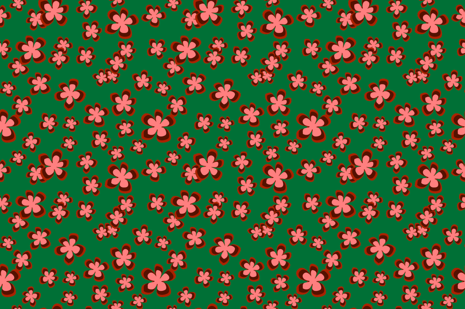 Green Flower Dots Background clipart preview