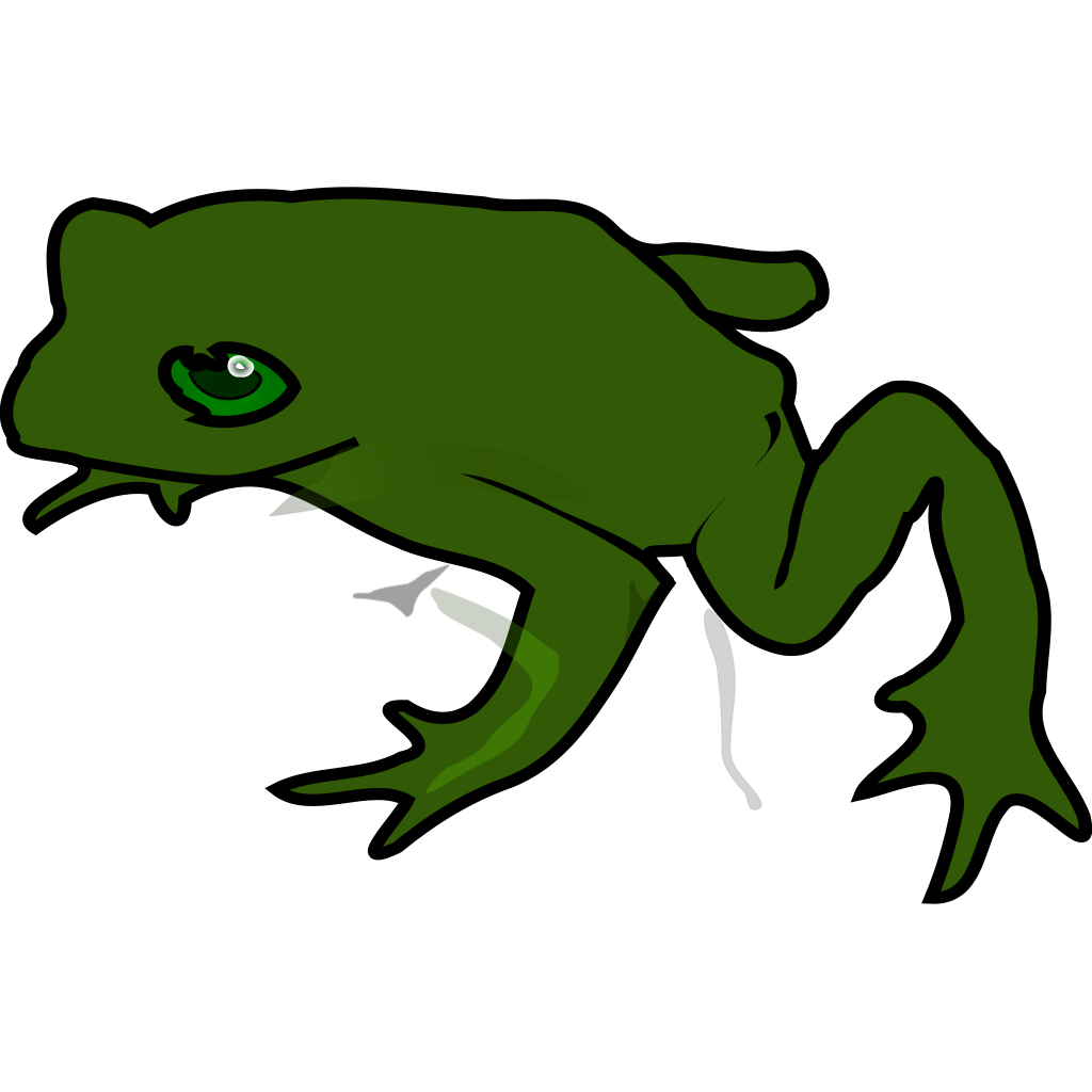 Green Frog Cartoon clipart preview