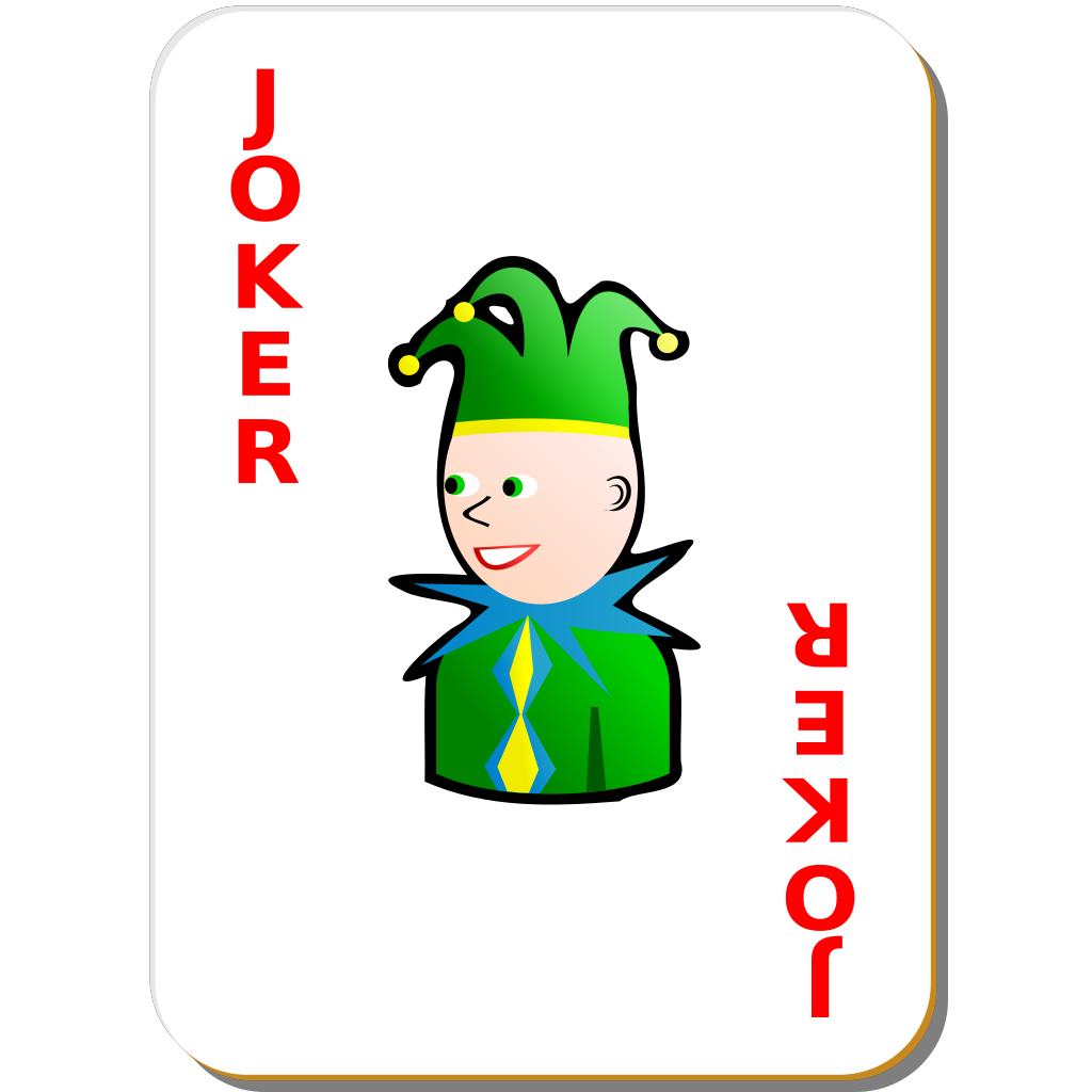 Green Joker Card clipart preview