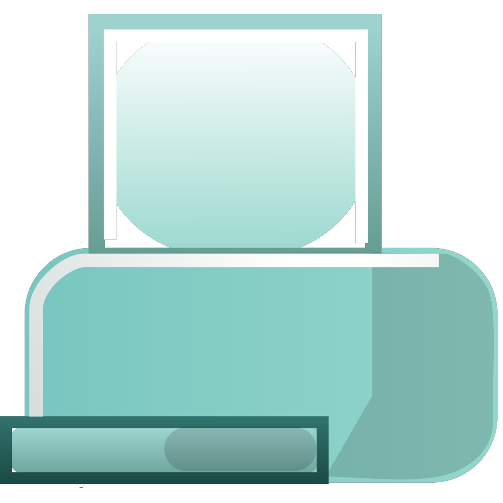 Green Printer Icon clipart preview