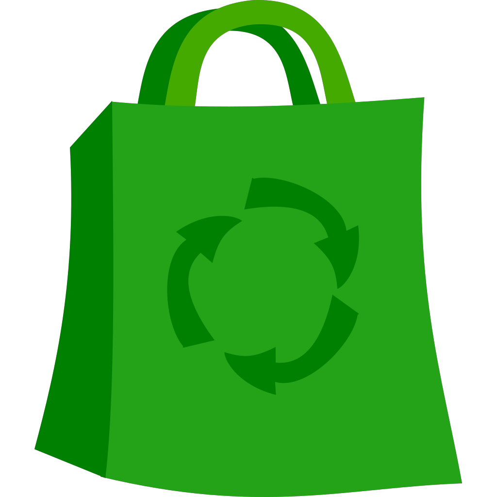 Green Recyling Bag Icon clipart preview