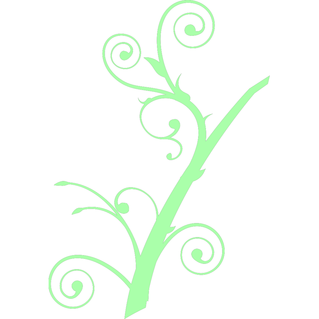 Green Tree Branch Abstract Png  clipart free download