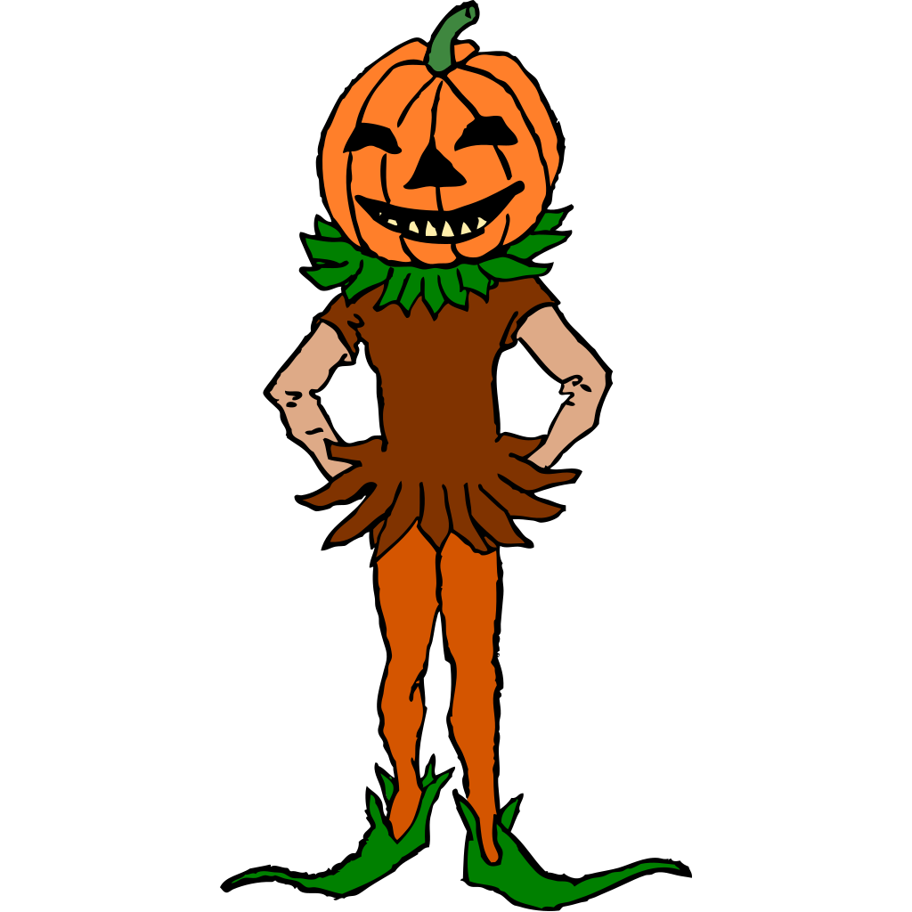 Halloween Pumpkin Sihouette clipart free download