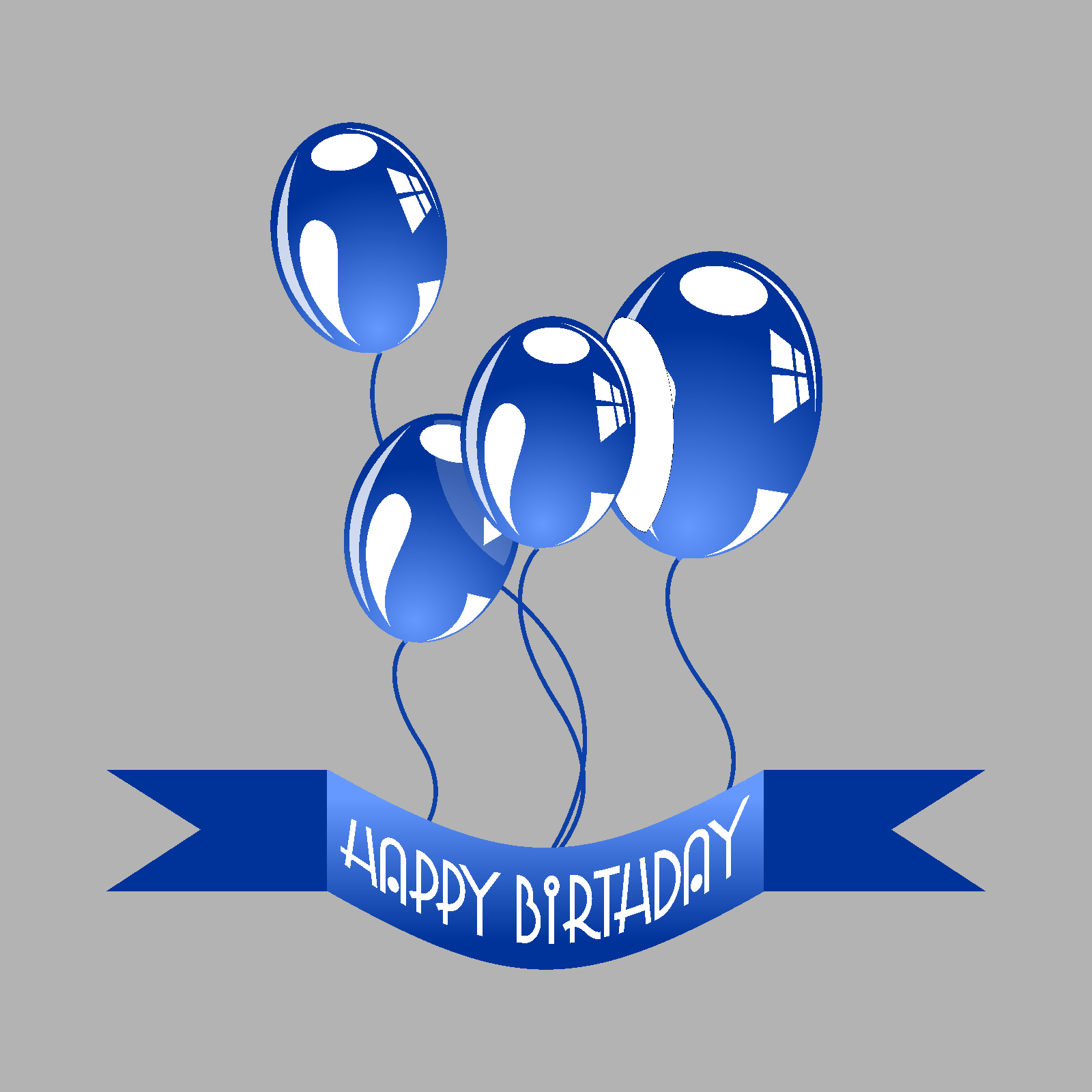 Happy Birthday Balloons clipart preview