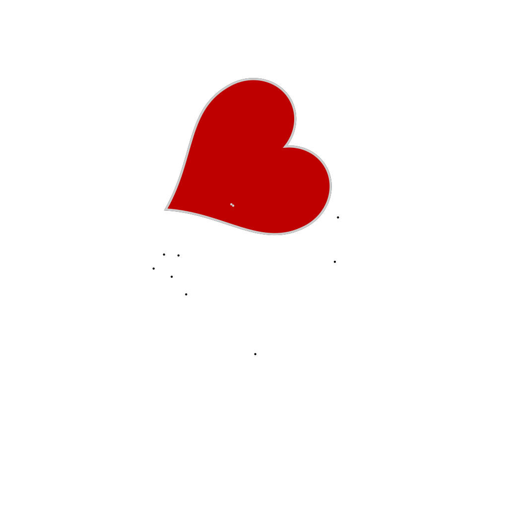 Heart icon turned sidewards clipart preview