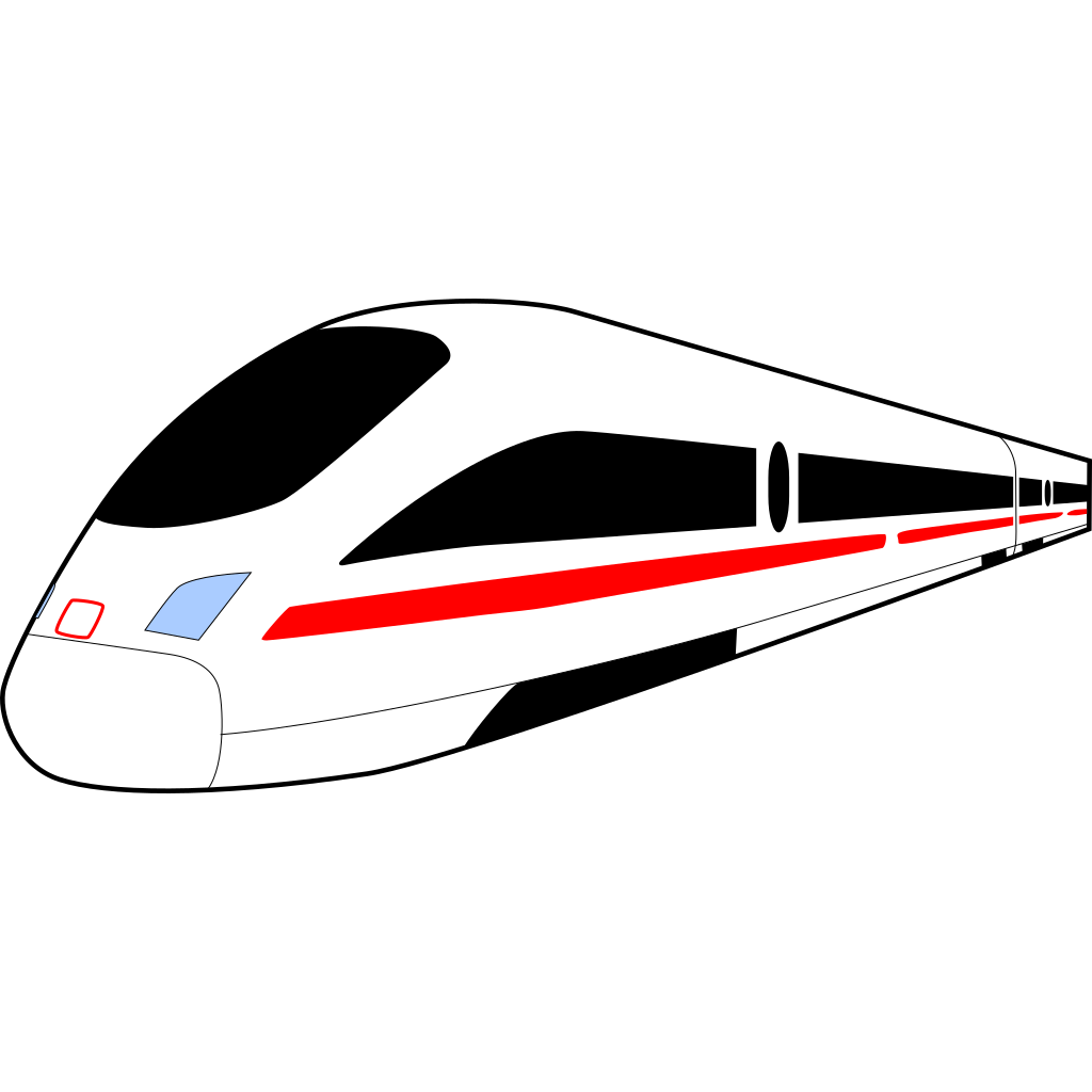 High Speed Train Image  clipart preview