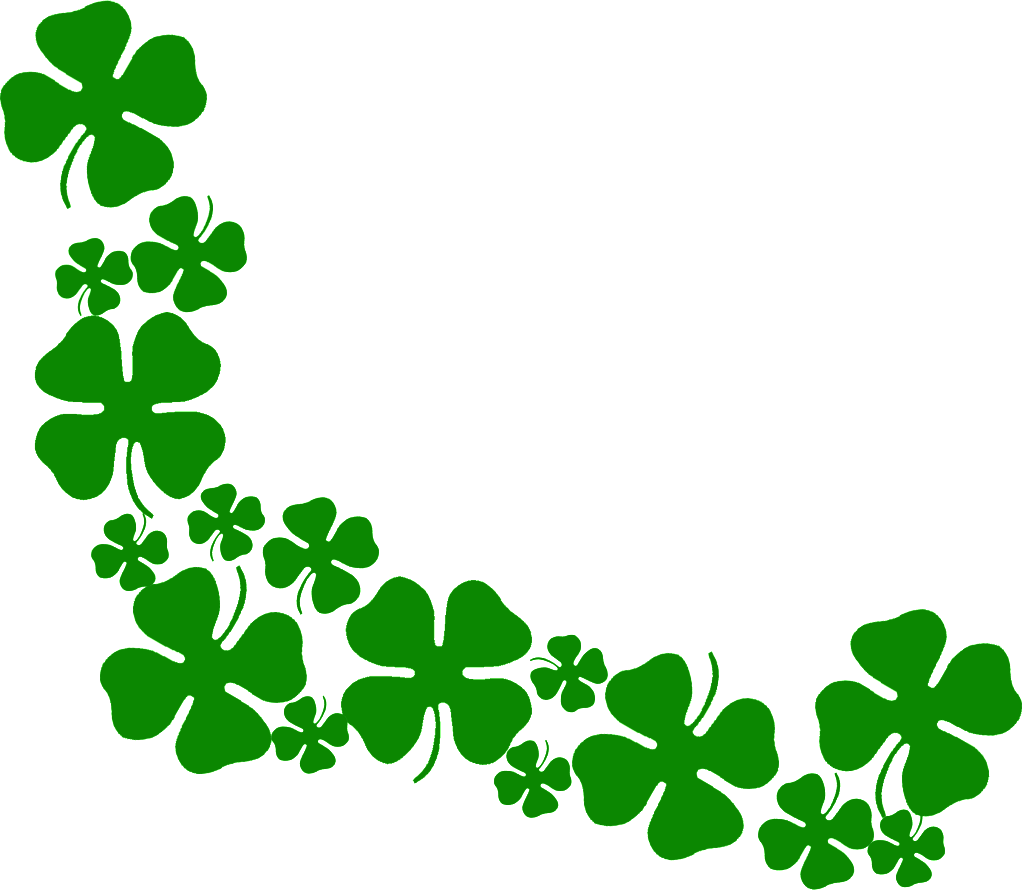 Ivy Clovers Background clipart free download