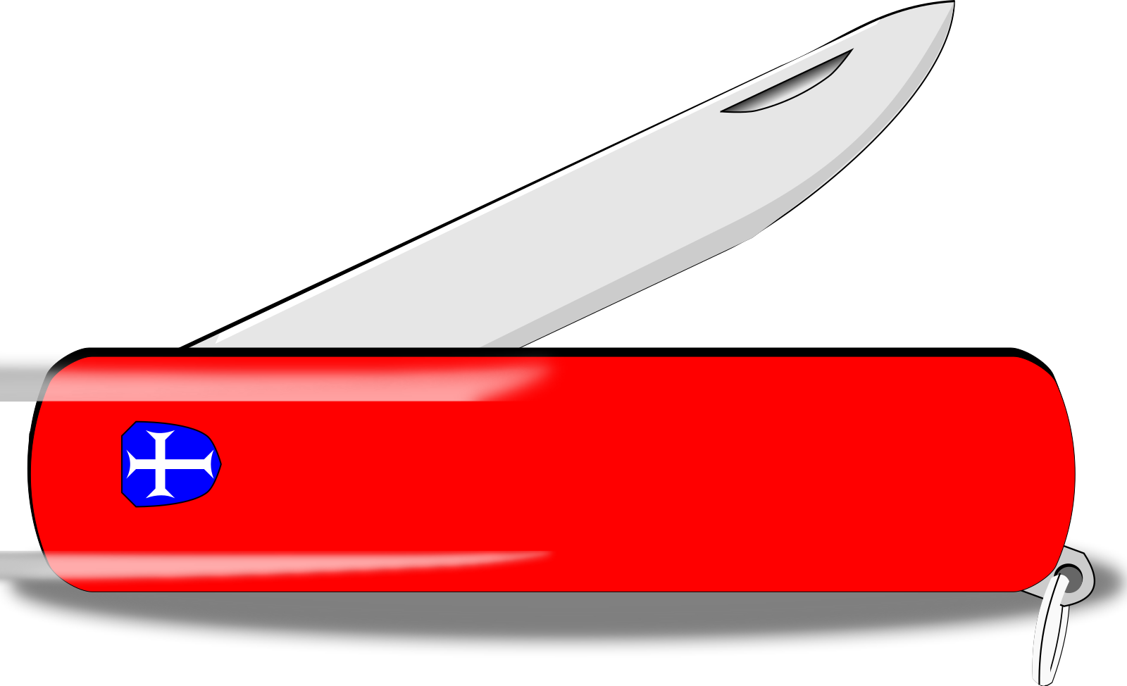 Knife Red Silver clipart preview