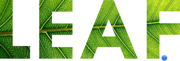 Leaf Text with Green Clip Art clipart preview