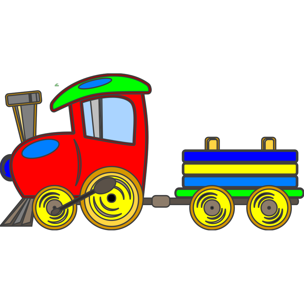 Loco Train Cartoon clipart free download