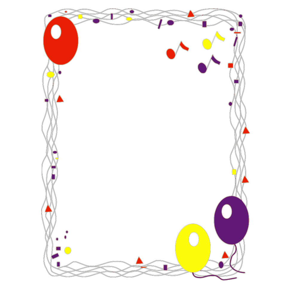 Lollipops Frame Balloon clipart preview