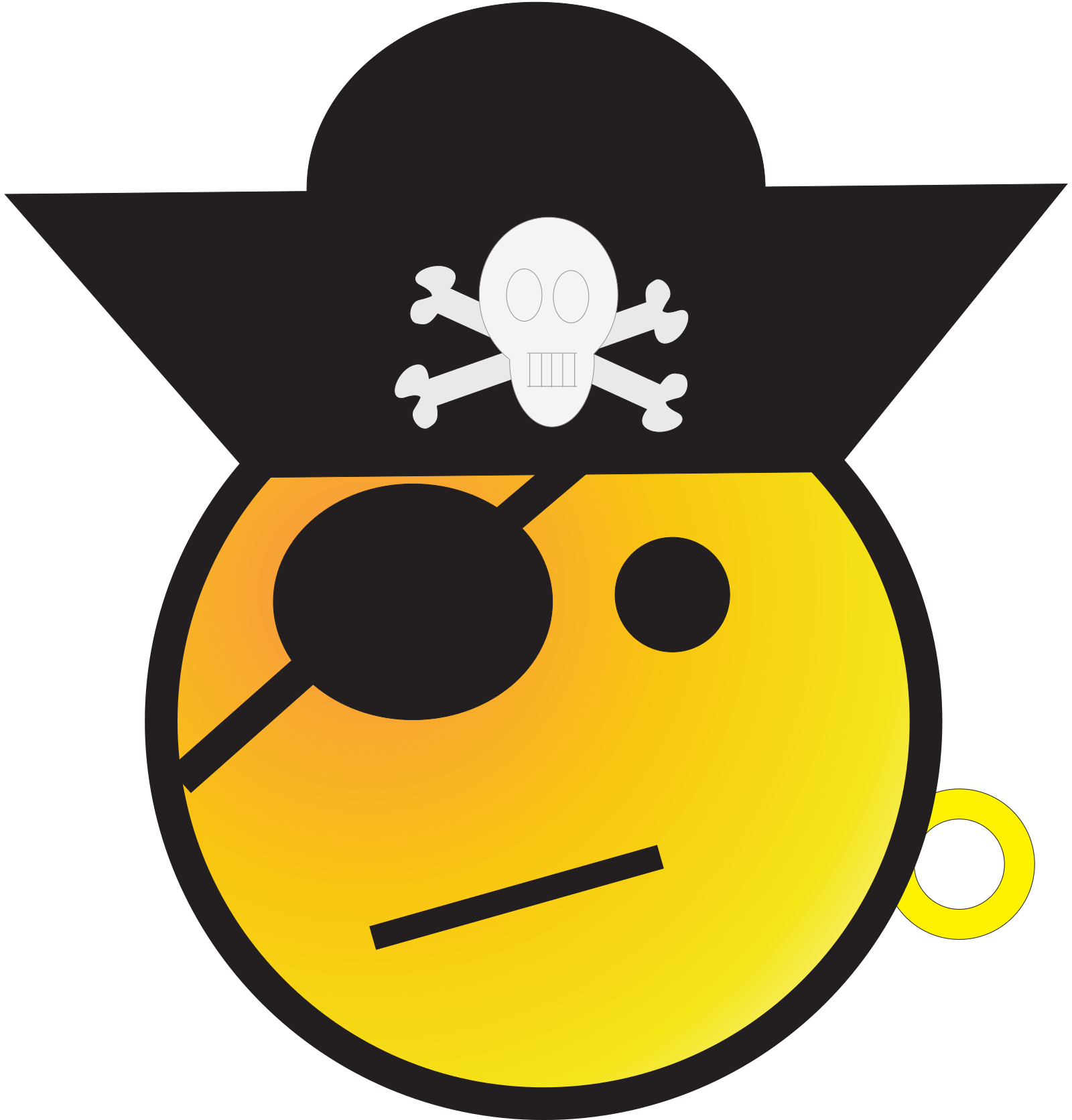 One Eyed Pirate Clipart clipart preview