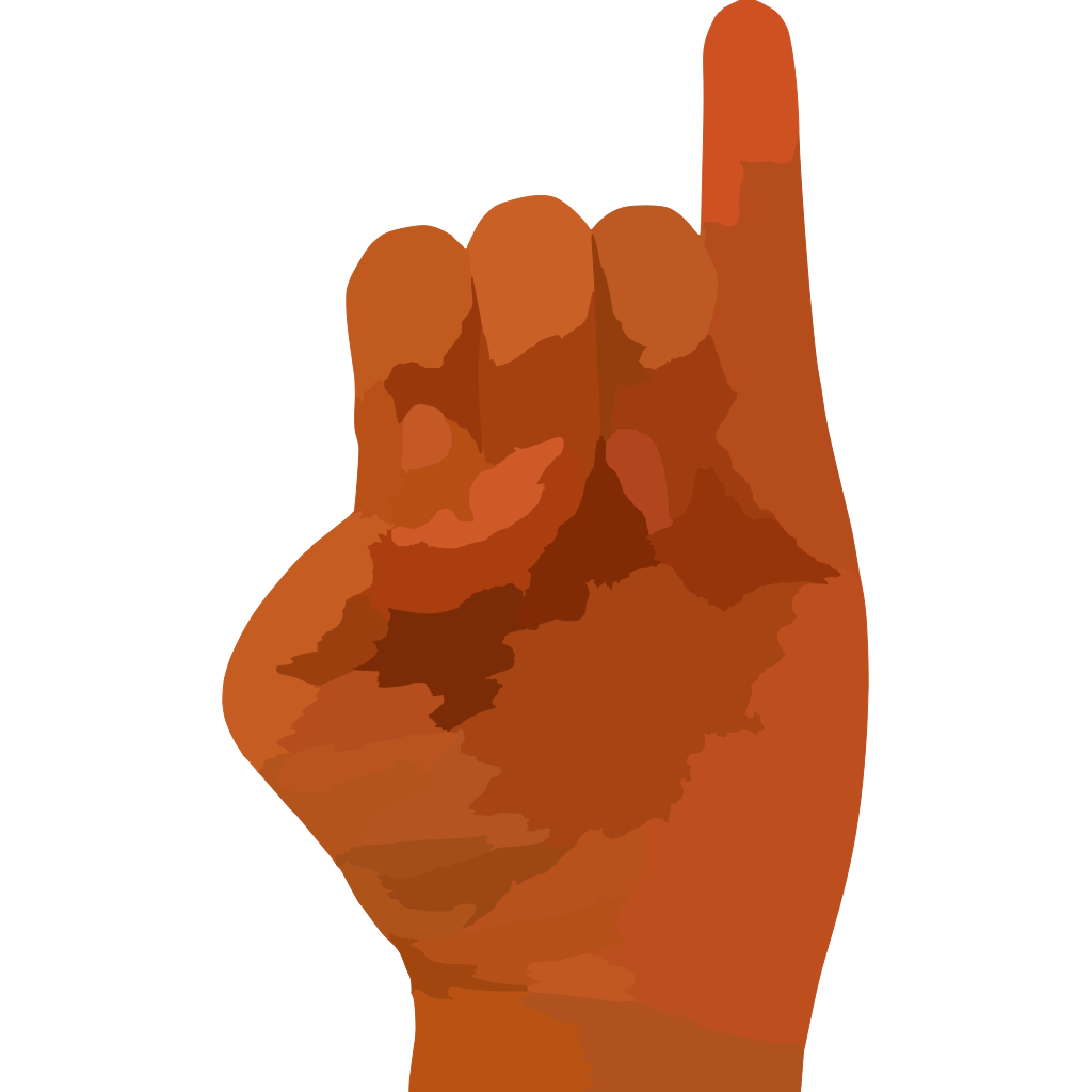 One Finger Icon clipart preview