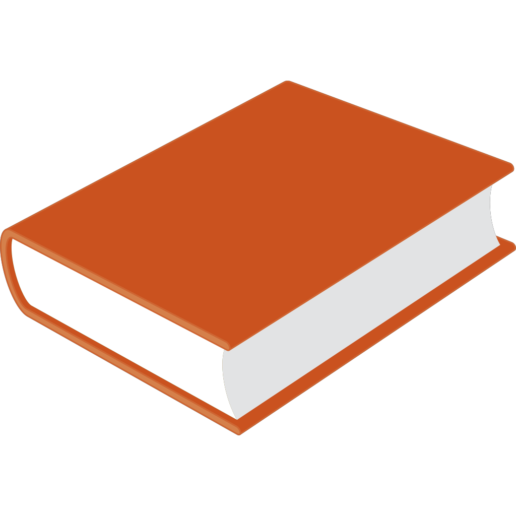 Orange Book Icon clipart preview