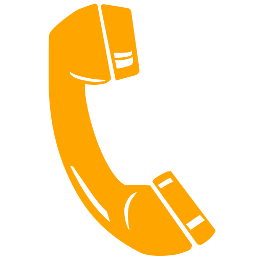 Orange Telephone PNG File clipart free download