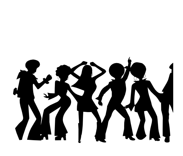 Partypeople Silhouette clipart preview