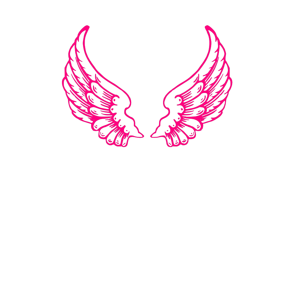 Pink Angel Wings Drawing clipart free download