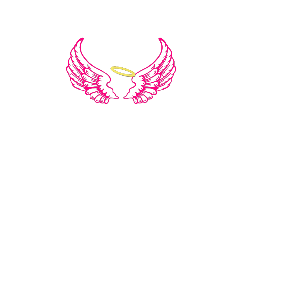 Pink Angel Wings clipart free download