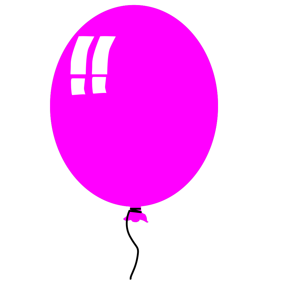 Pink Balloon Icon clipart preview