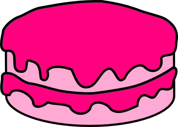 Pink Cake Icon clipart free download