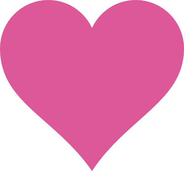 Pink Heart Icon clipart preview