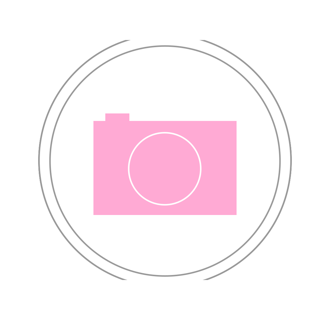 Pink Photography Icon clipart free download