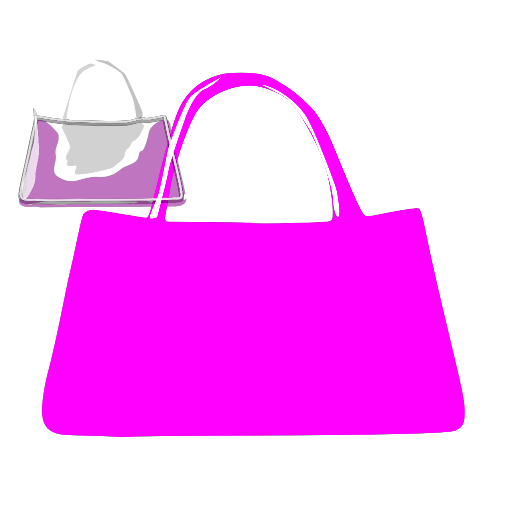 Pink Woman Bag clipart preview