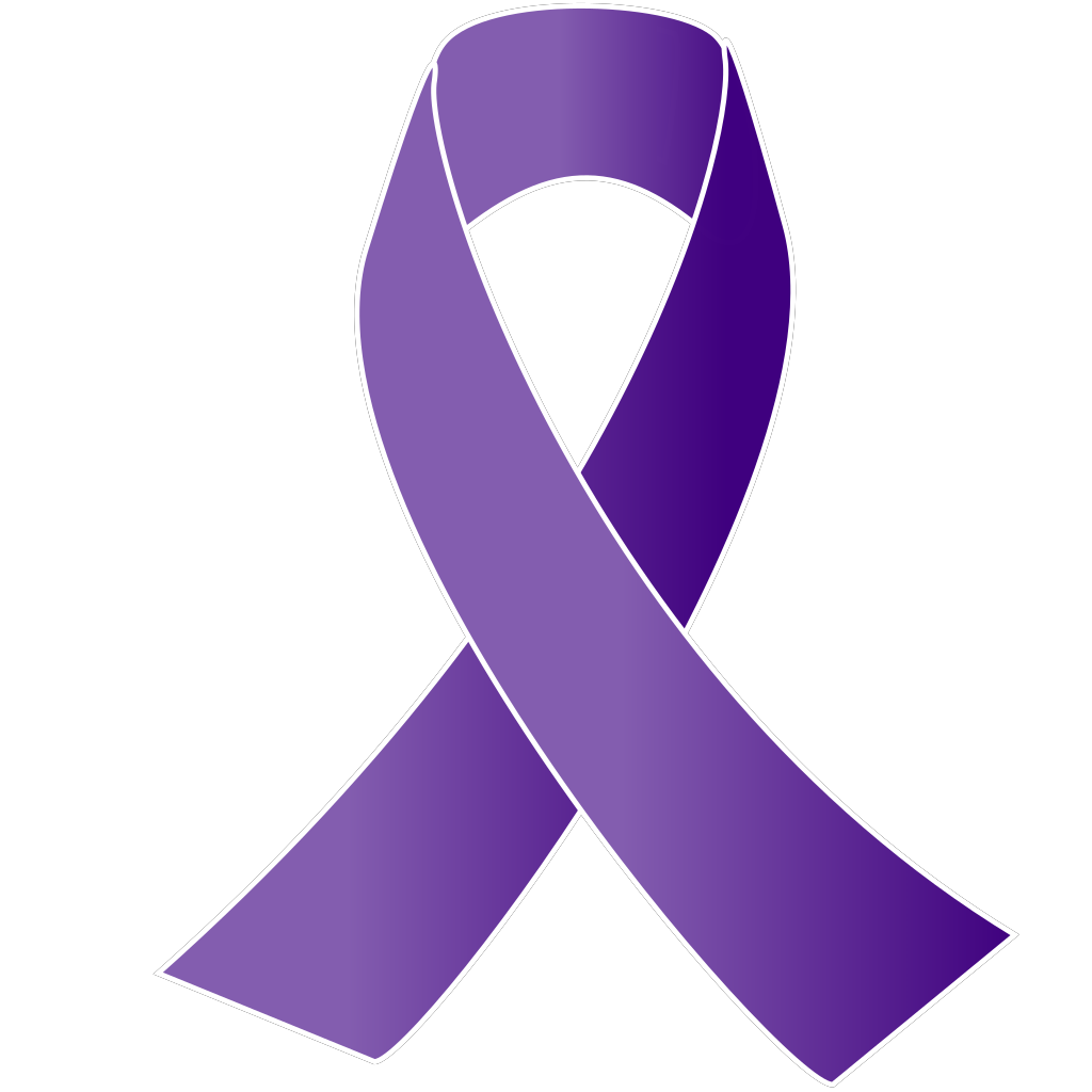 Purple Awareness Ribbon Png  clipart free download