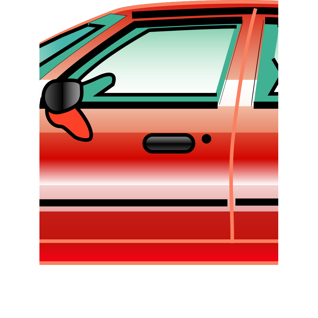 Red Car Cartoon Vector clipart preview