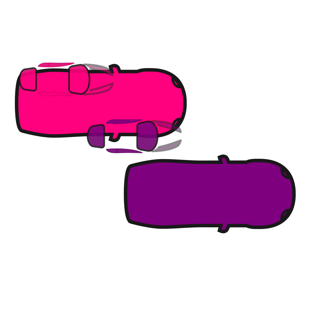 Red Car Top View clipart preview