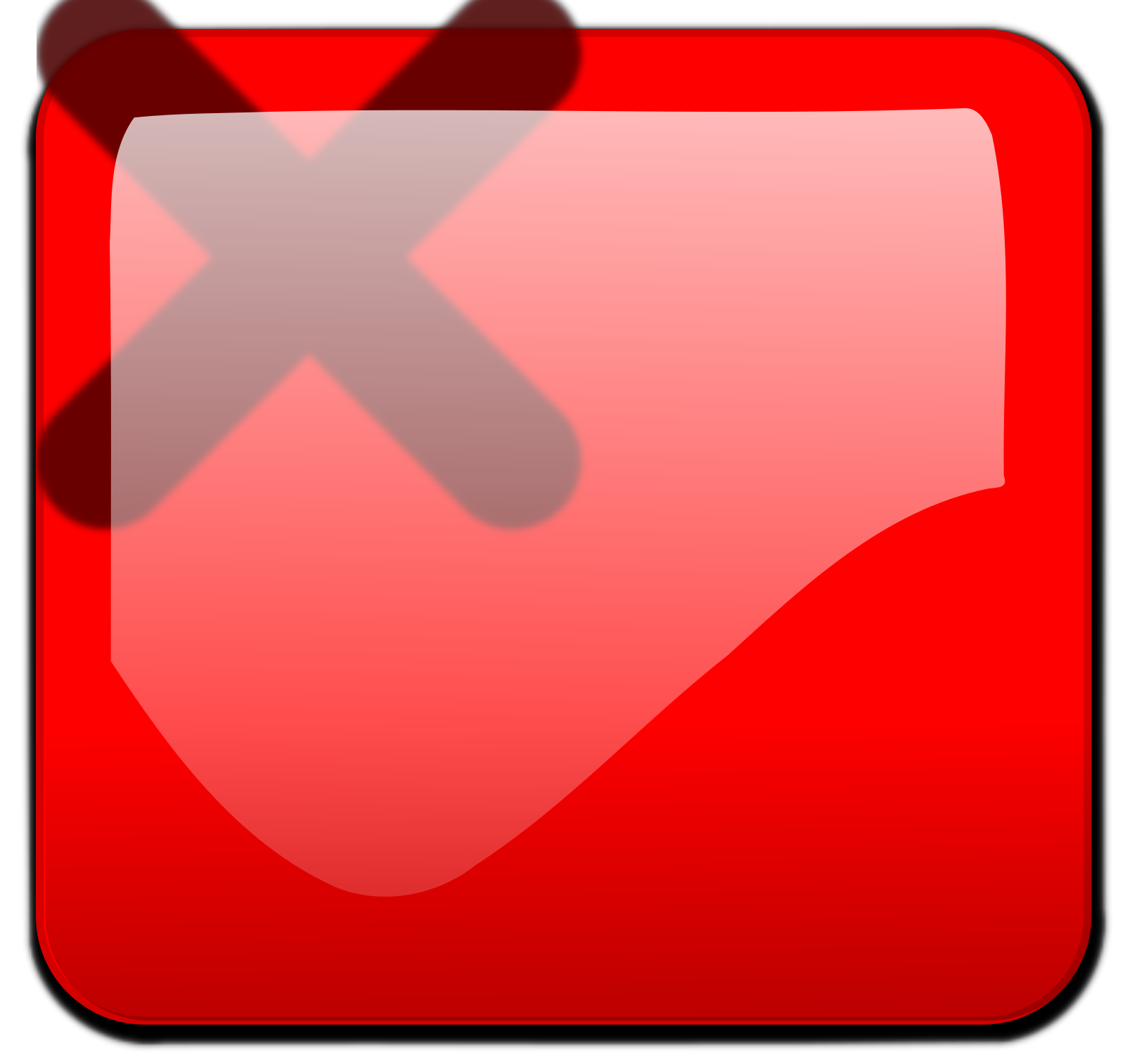 Red Close Button Hover clipart preview